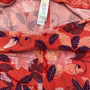 Coral Floral TC Lularoe new leggings